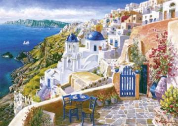 Puzzle Schmidt 1000 Sam Park : View from Santorini - Pret | Preturi Puzzle Schmidt 1000 Sam Park : View from Santorini