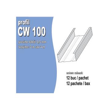 Profile portante CW100 - grosime tabla 0.5 mm - Pret | Preturi Profile portante CW100 - grosime tabla 0.5 mm