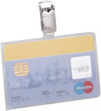 Ecuson Durable pentru card de acces, 90 x 54 mm, orizontal, 25 bucati/cutie - Pret | Preturi Ecuson Durable pentru card de acces, 90 x 54 mm, orizontal, 25 bucati/cutie