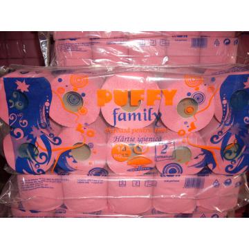 Hartie igienica reciclata roz Puffy family - Pret | Preturi Hartie igienica reciclata roz Puffy family