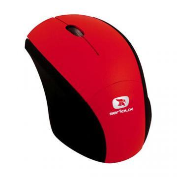 Minimouse optic Serioux Pastel 3000, USB, rosu - Pret | Preturi Minimouse optic Serioux Pastel 3000, USB, rosu