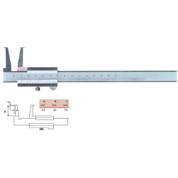 Subler mecanic pentru canale interioare 26-200 mm - Pret | Preturi Subler mecanic pentru canale interioare 26-200 mm
