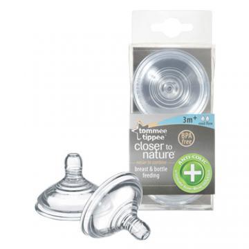 Tommee Tippee - Closer to nature Tetina Anti-Colici - flux mediu - Pret | Preturi Tommee Tippee - Closer to nature Tetina Anti-Colici - flux mediu