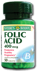 Acid Folic 400mcg *50tbl - Pret | Preturi Acid Folic 400mcg *50tbl