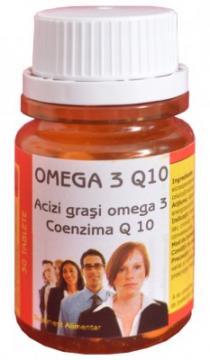 Omega 3 + Q10 *30cpr - Pret | Preturi Omega 3 + Q10 *30cpr