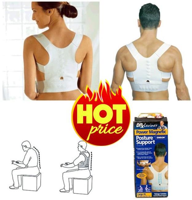 Corset / Ham Magnetic Pentru Spate si Coloana Dr. Levine Posture Sport - Pret | Preturi Corset / Ham Magnetic Pentru Spate si Coloana Dr. Levine Posture Sport