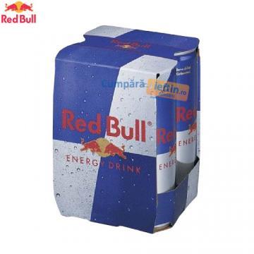 Energizant Red Bull Pack 4 buc x 0.25 ml - Pret | Preturi Energizant Red Bull Pack 4 buc x 0.25 ml