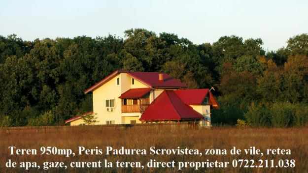 Particular vand teren 950mp Padurea Scrovistea - Pret | Preturi Particular vand teren 950mp Padurea Scrovistea