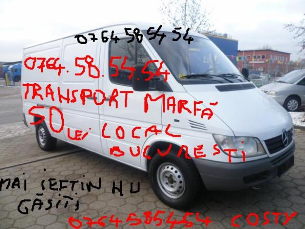 transport marfa de la 50 lei local bucuresti - Pret | Preturi transport marfa de la 50 lei local bucuresti