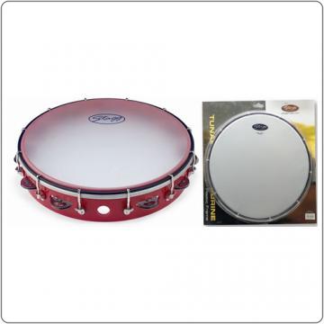Stagg TAB-112P/RD - Tamburina - Pret | Preturi Stagg TAB-112P/RD - Tamburina