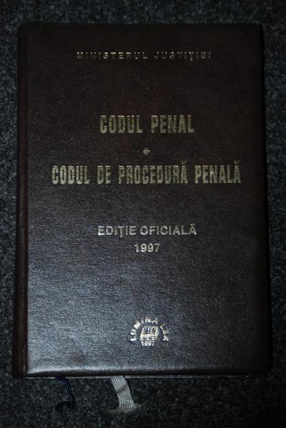 CODUL PENAL SI CODUL DE PROCEDURA PENALA 1997 - Pret | Preturi CODUL PENAL SI CODUL DE PROCEDURA PENALA 1997