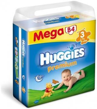 Scutece Huggies Premium Mega Nr.3 - Pret | Preturi Scutece Huggies Premium Mega Nr.3