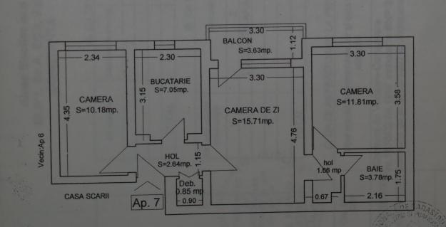 3 camere Tomis 1 CT - Pret | Preturi 3 camere Tomis 1 CT