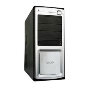 Carcasa Delux Middletower ATX 450W alimentare SATA, 3 bay, silver&amp;black, USB, Intel TAC air, MF485 - Pret | Preturi Carcasa Delux Middletower ATX 450W alimentare SATA, 3 bay, silver&amp;black, USB, Intel TAC air, MF485