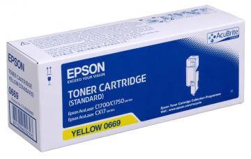 Toner galben pentru AL-C1700/C1750/CX17, 700pg, C13S050669, Epson - Pret | Preturi Toner galben pentru AL-C1700/C1750/CX17, 700pg, C13S050669, Epson