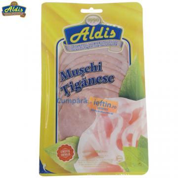 Muschi tiganesc feliat Aldis 150 gr - Pret | Preturi Muschi tiganesc feliat Aldis 150 gr