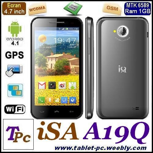 iSA A19Q Quad Core - CPU MTK6589, Android 4.1, Ram 1Gb, ecran 4.7 inch, qHD, IPS, dualsim - Pret | Preturi iSA A19Q Quad Core - CPU MTK6589, Android 4.1, Ram 1Gb, ecran 4.7 inch, qHD, IPS, dualsim