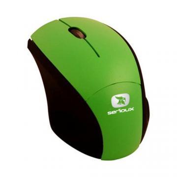 Minimouse optic Serioux Pastel 3000, USB, verde - Pret | Preturi Minimouse optic Serioux Pastel 3000, USB, verde