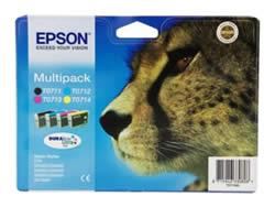 Cartus Cerneala Epson DURABrite Ultra Ink 4 COLOR MULTIPACK for Stylus D78,DX4000/4050/5000/5050/6000/6050/7000F - C13T07154010 - Pret | Preturi Cartus Cerneala Epson DURABrite Ultra Ink 4 COLOR MULTIPACK for Stylus D78,DX4000/4050/5000/5050/6000/6050/7000F - C13T07154010