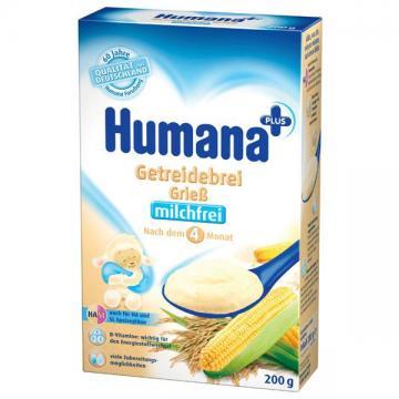 Humana Cereale Gris fara Lapte (de la 4 luni) 200gr - Pret | Preturi Humana Cereale Gris fara Lapte (de la 4 luni) 200gr