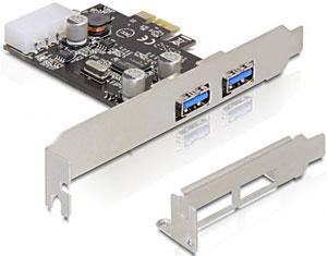 Placa PCI Express USB 3.0 2 porturi, Delock 89243 - Pret | Preturi Placa PCI Express USB 3.0 2 porturi, Delock 89243