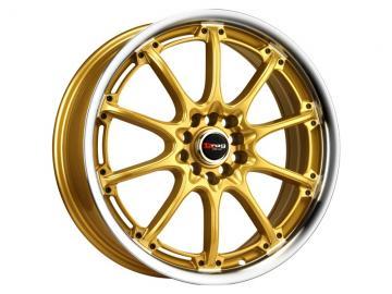 Drag Wheels DR47 Gold Machined Lip Janta - Pret | Preturi Drag Wheels DR47 Gold Machined Lip Janta