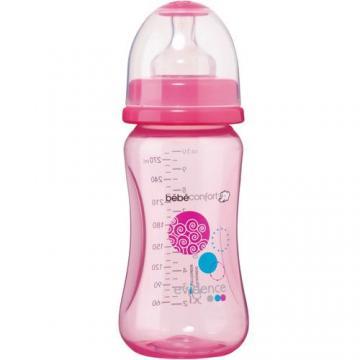 Bebe Confort - Biberon Plastic Evidence 270 ml Roz - Pret | Preturi Bebe Confort - Biberon Plastic Evidence 270 ml Roz