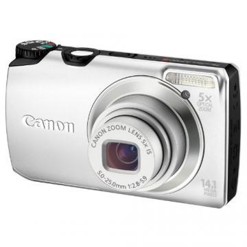 Camera foto Canon PowerShot A3300 IS Argintiu AJ5033B002AA + cadou - Pret | Preturi Camera foto Canon PowerShot A3300 IS Argintiu AJ5033B002AA + cadou