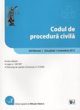 Codul de procedura civila - Pret | Preturi Codul de procedura civila