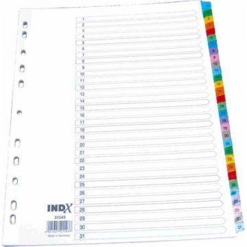 Index carton Mylar, alfabetic A-Z, margine color, Optima - Pret | Preturi Index carton Mylar, alfabetic A-Z, margine color, Optima