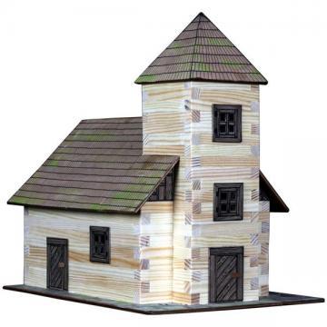 Set constructie biserica + un tub adeziv - Pret | Preturi Set constructie biserica + un tub adeziv