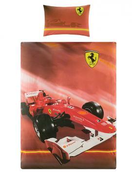 Lenjerie de pat pentru copii Tac Ferrari 2010 - Pret | Preturi Lenjerie de pat pentru copii Tac Ferrari 2010