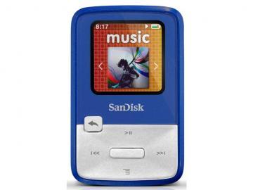 MP3 Player SanDisk Sansa Clip Zip 4GB, blue, radio, reportofon, USB, SDMX22-004G-E46B - Pret | Preturi MP3 Player SanDisk Sansa Clip Zip 4GB, blue, radio, reportofon, USB, SDMX22-004G-E46B
