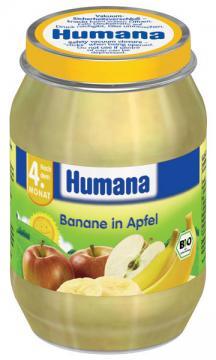 HUMANA Piure banana si mar x 125 gr - Pret | Preturi HUMANA Piure banana si mar x 125 gr