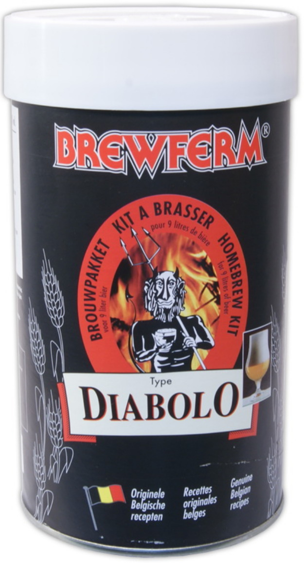 Brewferm Diablo 9l - kit pentru bere de casa - 9 litri de bere belgiana! - Pret | Preturi Brewferm Diablo 9l - kit pentru bere de casa - 9 litri de bere belgiana!