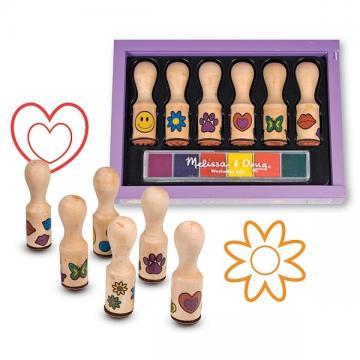 Melissa&amp;Doug - Set de stampile Happy Handle - Pret | Preturi Melissa&amp;Doug - Set de stampile Happy Handle