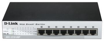 Switch Easy Smart 8 Port 10/100, PoE, D-Link DES-1210-08P - Pret | Preturi Switch Easy Smart 8 Port 10/100, PoE, D-Link DES-1210-08P