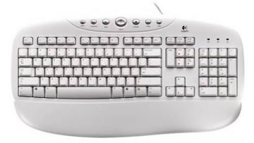 Tastatura Logitech OEM Internet Pro white - Pret | Preturi Tastatura Logitech OEM Internet Pro white