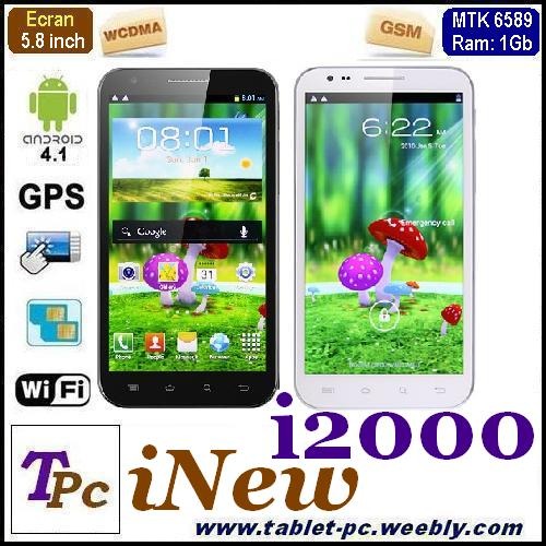 iNew I2000 Quad Core - CPU MTK6589, Android 4.1, ecran 5.8 inch, HD, IPS, Ram1Gb, Rom 8G, - Pret | Preturi iNew I2000 Quad Core - CPU MTK6589, Android 4.1, ecran 5.8 inch, HD, IPS, Ram1Gb, Rom 8G,