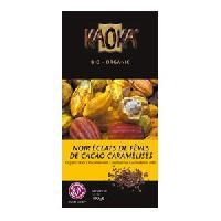 Ciocolata neagra BIO cu boabe de cacao caramelizate, 62% cacao, 100 g - Pret | Preturi Ciocolata neagra BIO cu boabe de cacao caramelizate, 62% cacao, 100 g