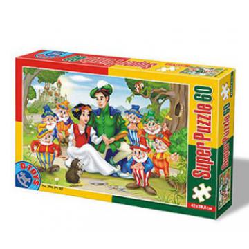 Puzzle D-TOYS 60 piese Alba ca Zapada 60396PV02 - Pret | Preturi Puzzle D-TOYS 60 piese Alba ca Zapada 60396PV02