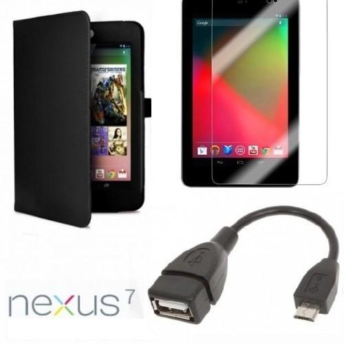 Pachet Accesorii Google Nexus 7 + Folie de Protectie + Adaptor OTG - Pret | Preturi Pachet Accesorii Google Nexus 7 + Folie de Protectie + Adaptor OTG