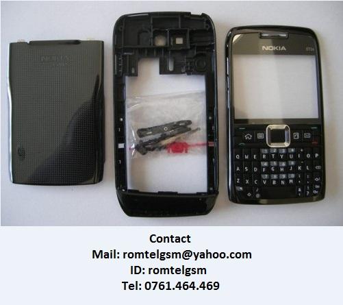 Carcasa Nokia E71 Black ( NEAGRA ) ORIGINALA COMPLETA SIGILATA - Pret | Preturi Carcasa Nokia E71 Black ( NEAGRA ) ORIGINALA COMPLETA SIGILATA