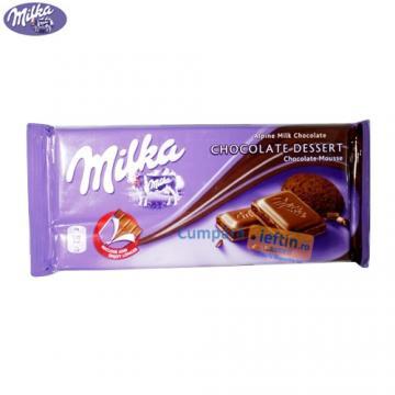 Ciocolata cu lapte Milka Chocolate Dessert 100 gr - Pret | Preturi Ciocolata cu lapte Milka Chocolate Dessert 100 gr