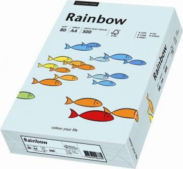 Hartie copiator Rainbow, A4, 80 g/mÂ², 500 coli/top, bleu pal - Pret | Preturi Hartie copiator Rainbow, A4, 80 g/mÂ², 500 coli/top, bleu pal