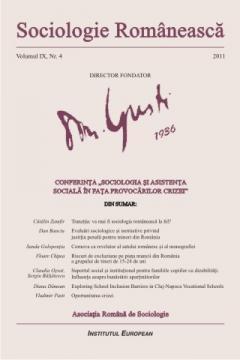 Revista Sociologie Romaneasca. Conferinta Sociologia si Asistenta Sociala in fata provocarilor crizei - Pret | Preturi Revista Sociologie Romaneasca. Conferinta Sociologia si Asistenta Sociala in fata provocarilor crizei