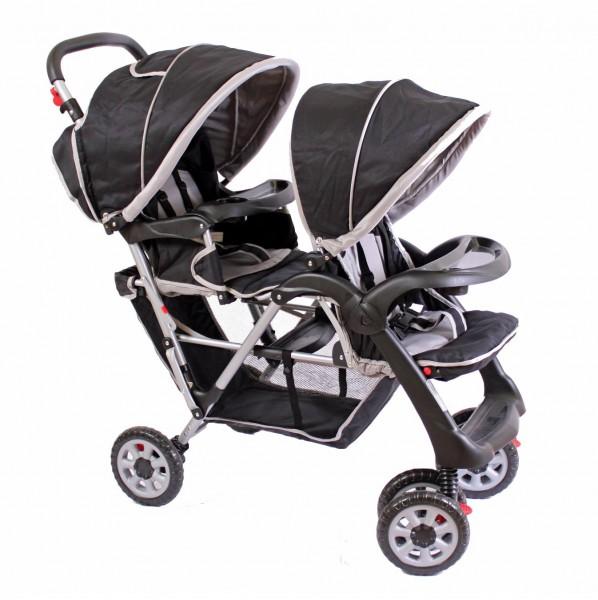 Carucior Gemeni 2 In1 Negru - Pret | Preturi Carucior Gemeni 2 In1 Negru