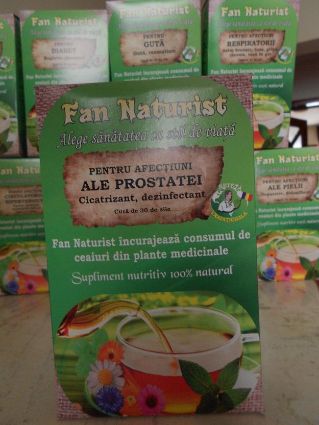 Ceai medicinal  pentru Prostata Fan Naturist - Pret | Preturi Ceai medicinal  pentru Prostata Fan Naturist