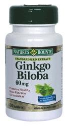 Ginkgo Biloba 60mg *30tbl - Pret | Preturi Ginkgo Biloba 60mg *30tbl