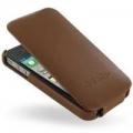 PDair husa piele Premium Flip Type Apple iPhone 4, brown Version 2 - Pret | Preturi PDair husa piele Premium Flip Type Apple iPhone 4, brown Version 2